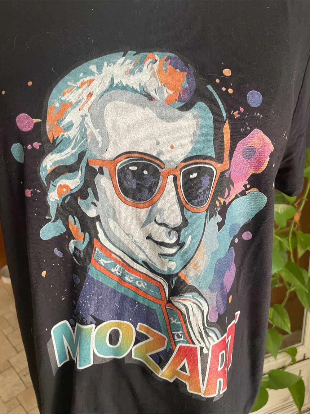 New Rocker Mozart Tee Black Women’s Medium Custom Musician - Picture 6 of 9